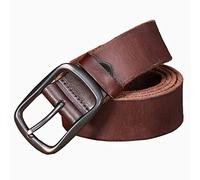 DUMRALBQE Cinturón de Hombre Jóvenes casual caballero correa del negocio hombres de la los pantalones hebilla manera salvaje ajustable Tamaño para Uso Diario(Dark brown,115cm)