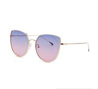DUMRALBQE Gafas de Sol Calle polarizada Parasol gafas de sol las mujeres retras disparo ULTRAVIOLETA antideslumbrante deportivas para Uso en Exteriores(Rosado)