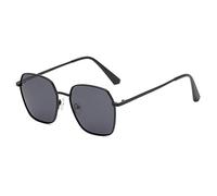 DUMRALBQE Gafas de Sol Gafas de sol metal redonda cara masculina Calle conducción Retro Disparos polarizada visión nocturna gafas para Uso en Exteriores(Schwarz)