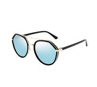 DUMRALBQE Gafas de Sol Gafas de sol polarizadas la sombrilla calle Retro Disparos gafas UV antideslumbrante deportivas para Uso en Exteriores(Blue)