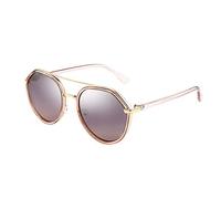 DUMRALBQE Gafas de Sol Gafas de sol polarizadas la sombrilla calle Retro Disparos gafas UV antideslumbrante deportivas para Uso en Exteriores(Rosado)