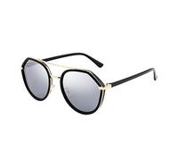 DUMRALBQE Gafas de Sol Gafas de sol polarizadas la sombrilla calle Retro Disparos gafas UV antideslumbrante deportivas para Uso en Exteriores(Gray)
