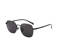 DUMRALBQE Gafas de Sol Hombres tiroteo en la calle retro Color de las gafas sol polarizadas conducción película Gafas decoloración para Uso en Exteriores(B)