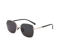 DUMRALBQE Gafas de Sol Hombres tiroteo en la calle retro Color de las gafas sol polarizadas conducción película Gafas decoloración para Uso en Exteriores(C)