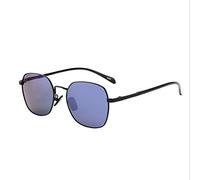 DUMRALBQE Gafas de Sol Hombres tiroteo en la calle retro Color de las gafas sol polarizadas conducción película Gafas decoloración para Uso en Exteriores(A)