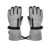DUMRALBQE Guantes de Esquí Winter Ski Gloves with Five Finger Touch Screen Warm para Hombres y Mujeres(Grey,L)
