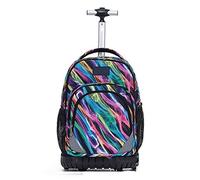 DUMRALBQE Mochilas infantiles Bolso De La Carretilla Mochila Escolar Muchacho Niño Seis Niños 6 Ruedas Con para el colegio y los viajes(A)
