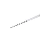 DUMRALBQE Palillos Palillos portátiles de Acero Inoxidable for Adultos for Uso doméstico para Uso Diario(Blanco)