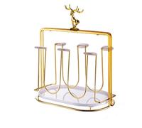 DUMRALBQE Soporte Independiente para Tazas Taca de vidrio Rack Drain Bandeja almacenamiento la rejilla for el copa del hogar para Accesorios de Cocina