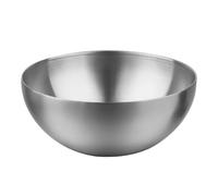 DUMRALBQE Tazones para Mezclar Ensaladera de acero inoxidable, recipiente for mezclar y hornear en la cocina para Uso en la Cocina(Silver,20cm)