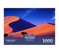 Duna Crescente Jigsaw Punto de interés turístico Puzzle Mil Piezas Papel Resistente - para Entusiastas Mejora Concentración Regalo Cumpleaños Duradero 52x38cm/1000pcs