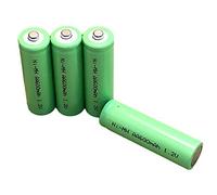 Dunamis Paquete de 8 pilas AA recargables de luz solar de 1,2 V NiMH AA 600 mAh, adecuadas para luces solares de jardín al aire libre, paquete de 8