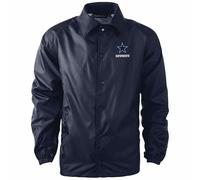 dunbrooke Chaqueta cortavientos de los entrenadores de la NFL, Hombre, 8023-004-COW, azul marino, M