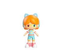 DUNDUN Fashion Dolls | 1 muñeca Estilo Kawaii | con Piezas Intercambiables para Combinar con Otras muñecas de la colección y Crear Conjuntos de Moda my Cool | Muy fácil y Divertido