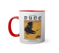Dune Fear is the Mind Killer Taza de color roja con mango a juego taza 330ml