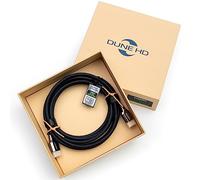 Dune HD Cable HDMI 2.1a de alta velocidad certificado con 48 Gbps | 10 K, 8 K / 60 Hz, 4 K / 120 Hz | 4:4:4, eARC, CEC, HDCP 2.2/2.3, 3D, HDR 10+, Dolby, VR, Gaming PC, OLED TV, Hi-Fi, RTX 40xx (3 m)