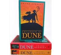 Dune Series 3 books set The 3rd,4th & 5th Dune Novel by Frank Herbert Paperback Children of Dune Heretics of Dune God Emperor of Dune
