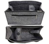DuneDesign Bolso Organizador 36x12x22cm Bolso Adicional Fieltro Talla XL Bolsillo Interior Gris