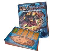 Dungeon Craft Juego de mesa Hell & Highwater, hojas sueltas dentro de una caja personalizada, resistente al agua, borrado en seco por 1985 Games