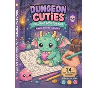 Dungeon Creatures Coloring Book for Kids: 24 Cute Monsters to Color with Emotion Tracker | Kids Coloring Book for Relaxation and Creativity | Libro ... Infantil (Super Cute Creatures Coloring)