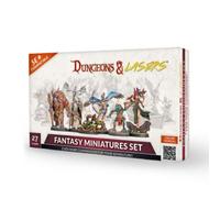 Dungeon & lasers: fantasy miniatures set