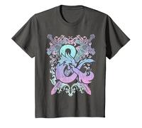 Dungeons & Dragons Ampersand Pastel Logo Camiseta, Niños, Asfalto, 4 años