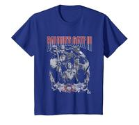 Dungeons & Dragons Baldur's Gate Distressed Floral Frame Camiseta, Niños, Azul Real, 3 años