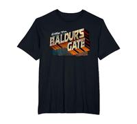 Dungeons & Dragons Greetings from Baldur's Gate Camiseta, Hombre Tallas Grandes, Negro, 4X Alto