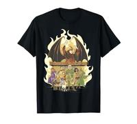 Dungeons & Dragons Group Shot Flame Portrait Camiseta