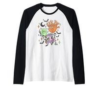 Dungeons & Dragons Halloween Classic Cartoon Monsters Camiseta Manga Raglan