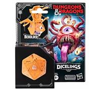 Dungeons & Dragons Hasbro - Dungeons & Dragons Avalon Hill, Dicelings Beholder, Monstruo D&D Coleccionable, Dado d20 Gigante Que se Convierte en Figura de acción, Dados para Juego de rol,F5213