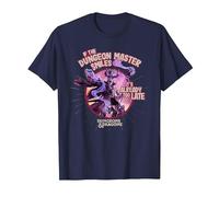 Dungeons & Dragons If Master Smiles, Already Too Late Camiseta, Hombre, Azul Marino, 5XL