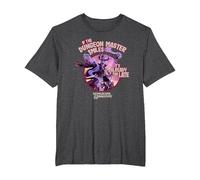 Dungeons & Dragons If Master Smiles, Already Too Late Camiseta, Hombre Tallas Grandes, Jaspeado Oscuro, 5X Alto