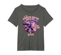 Dungeons & Dragons If Master Smiles, Already Too Late Camiseta, Mujer Tallas Grandes, Asfalto, 5XL Grande