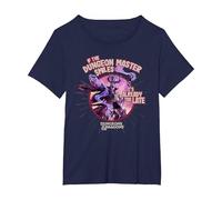 Dungeons & Dragons If Master Smiles, Already Too Late Camiseta, Mujer Tallas Grandes, Azul Marino, 5XL Grande