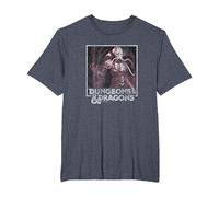Dungeons & Dragons MindFlayer Box Up Camiseta, Hombre Tallas Grandes, Azul Jaspeado, 4X Alto