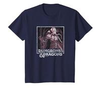 Dungeons & Dragons MindFlayer Box Up Camiseta, Niños, Azul Marino, 10 años