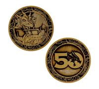 Dungeons & Dragons - Moneda original para caja roja del 50 aniversario