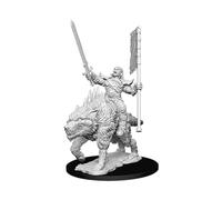 Dungeons & Dragons Pathfinder Battles Deep Cuts Unpainted Miniatures - Orc on Dire Wolf