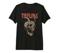 Dungeons & Dragons Tiefling Horn Skull Camiseta Premium