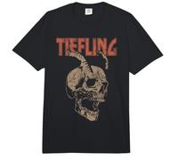 Dungeons & Dragons Tiefling Horn Skull Comfort Colors Adult Heavyweight T-Shirt