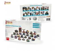 Dungeons & lasers animal companions - juego de miniaturas dnd - 24 fig