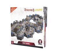 Dungeons & Lasers Deep Mines - Juego de terreno DND de 56 piezas, compatible con 5e, requiere pintura y montaje, para mayores de 14 años