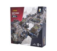 Dungeons & Lasers Juego de terreno prepintado para juegos DND y RPG de mesa, 5E compatible con miniaturas de escala de 28 a 32 mm, diseño modular para un montaje rápido, a partir de 14 años