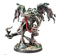 Dungeons & Lasers Mimic Dragon - Figura en miniatura de 5 pulgadas de altura con base escénica, 5E compatible para uso con juegos de rol DND y mesa, altamente detallada y sin pintar