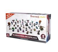 Dungeons & Lasers Raiders and Beasts of The Scareguards Archipelago, juego de miniaturas DND con 35 modelos, requiere montaje y pintura, a partir de 14 años