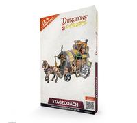 Dungeons & Lasers Stagecoach DNL0060 - Maqueta de plástico de 28 mm, sin pintar y desmontada, para adolescentes y jóvenes a partir de 168 años