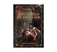 Dungeons & Lasers: The World of Deuslair RPG Campaign - Libro de fantasía oscura de 287 páginas (tapa dura) - Más de 10 regiones únicas en el mundo - Ajusta la longitud de la historia y los finales