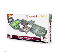 Dungeons & Lasers Undercity Hideout Terrain - Juego de terreno para DND y juegos de rol de mesa, 5E compatible con miniaturas de escala de 28 mm a 32 mm, diseño modular para un montaje rápido, sin