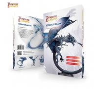 Dungeons & lasers xenodragon dragon - figura en miniatura de 157 mm de